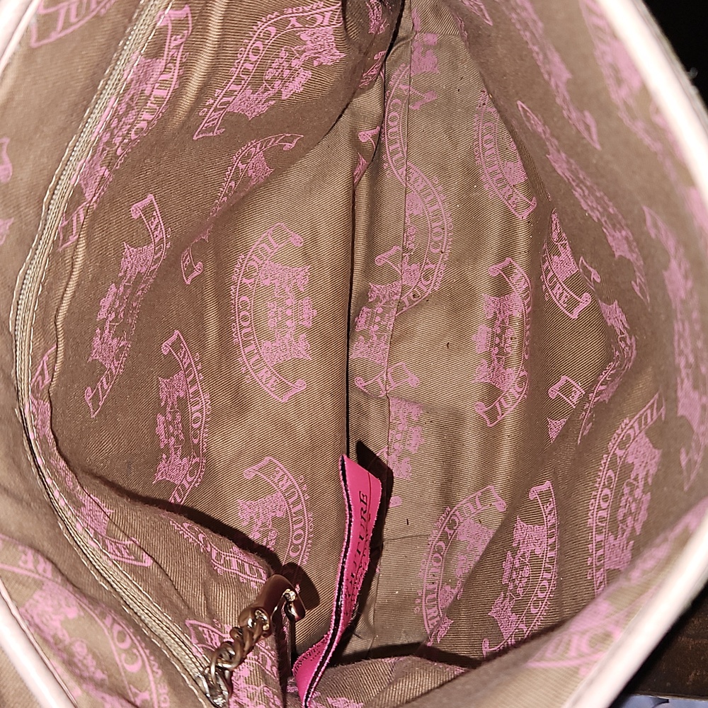 Juicy Couture Olive and Pink Crossbody Bag Messenger Bag - Picture 9 of 16